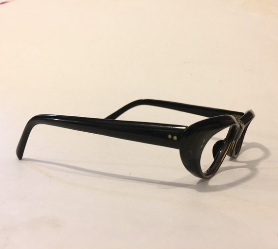 1960s Cat Eye Glasses | Vintage Dark Brown Cateye… - image 6