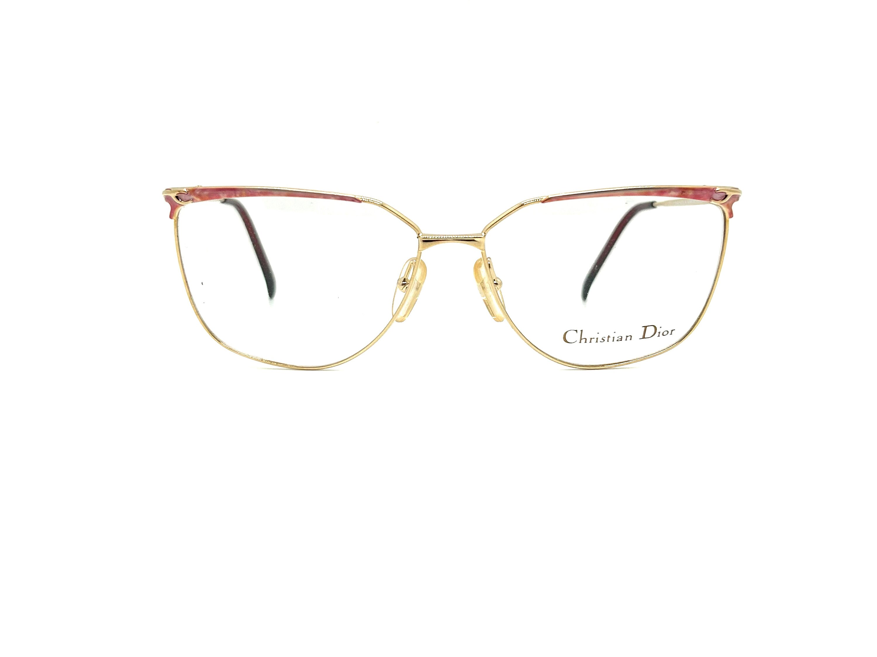 Christian Dior Gold Metal Eyeglasses | New Old Stock Christian Dior Gold Metal Eyeglasses | New Old Stock