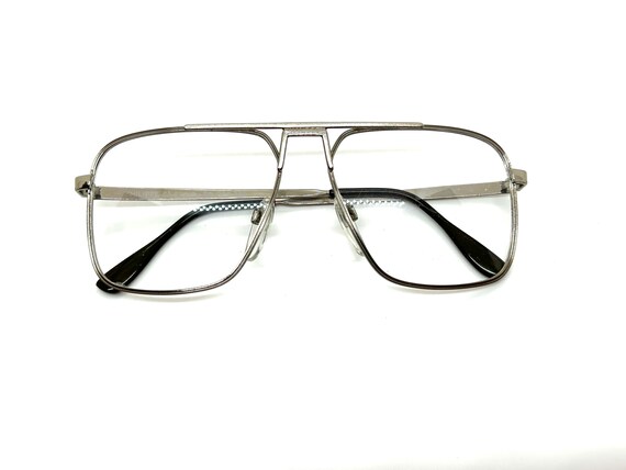 Unused 80s Metal Aviator Eyeglass Frames | New Ol… - image 5