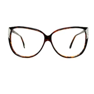 80s Round Eyeglasses | New Old Stock | Round Eyeglass Frames | Vintage 90s Glasses Frames | Oversized Eyeglasses | Brown Tortoise Sunglasses