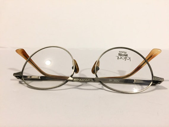 Vintage 80s Jean Lafont Round Eyeglass Frames | U… - image 5