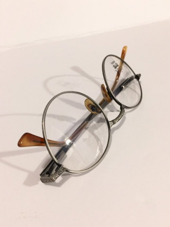 Vintage 80s Jean Lafont Round Eyeglass Frames | U… - image 7