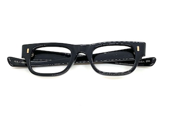 Horn Rimmed Glasses Vintage 1950's Mens Sunglasses 50s Black