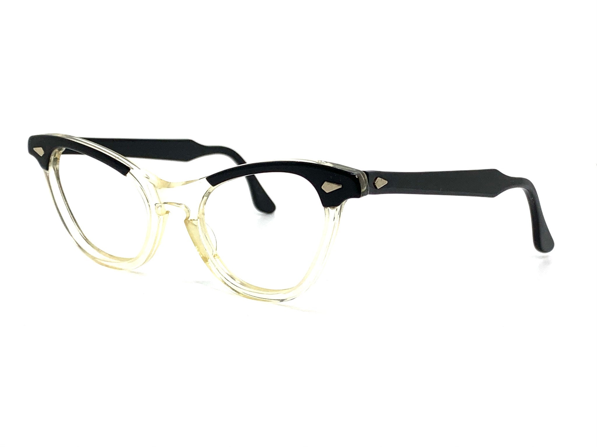 True Vintage Tart Optical 50s Two Tone Arnel Style Glasses - Etsy