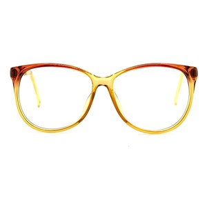 Christian Dior Glasses | New Old Stock | 80s Christian Dior Eyeglass Frames | Unworn Honey & Cranberry Eyeglasses | Large Sunglasses Frames