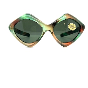 Vintage 70&#39;s Sunglasses | New Old Stock | Funky 60&#39;s Sunglasses | Titmus Cabana Sunglasses | 70s Oversized Retro Sunglasses | Frame France