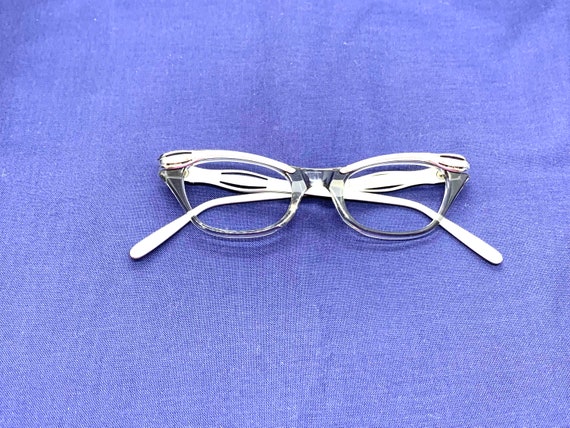 Sexy 50s Cateye Glasses | New Old Stock | Combina… - image 4