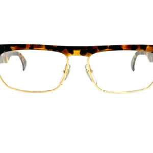 90s Square Eyeglasses | New Old Stock | Alain Mikli Mod 648 2818 | Vintage Glasses Frames | Alain Mikli Eyewear | Tortoise Eyeglass Frames