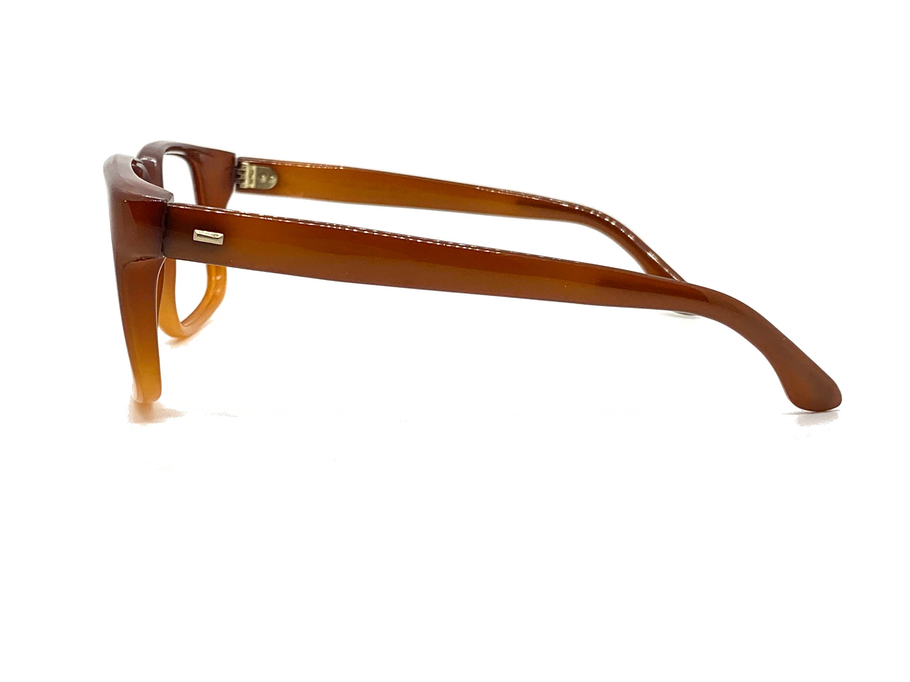 Vintage 60s Zyloware Brown Eyeglasses | New Old Stock | Geek