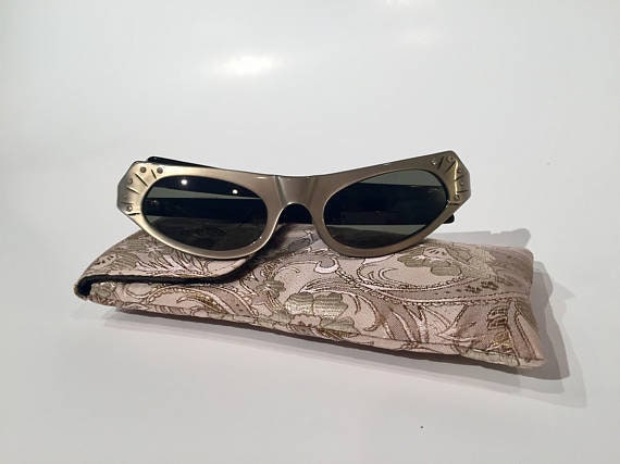 Cat Eye Sunglasses | Vintage 60s Sunglasses | New… - image 2