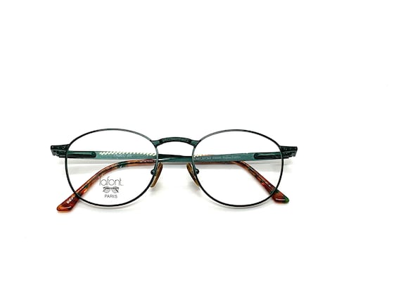 Vintage 80s Jean Lafont Round Eyeglass Frames | U… - image 1