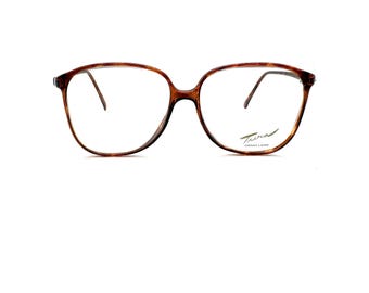 Vintage 80s Eyeglass Frames | New Old Stock | Tura Tortoise Eyeglasses | Large Glasses | Square Eyeglasses | Sunglasses | NOS Glasses Frames