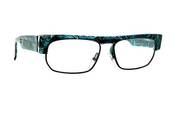 90s Square Eyeglasses | New Old Stock | Alain Mik… - image 2