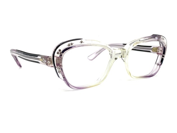 60s Cat Eye Eyeglass Frames | New Old Stock | Cle… - image 2