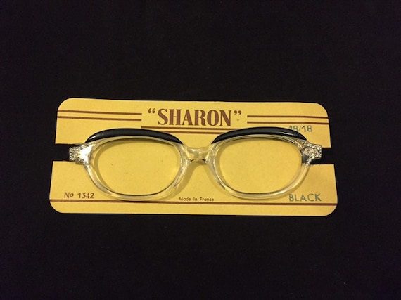 Unused 60s Womens Vintage Eyeglasses NOS New Old Stock Clear