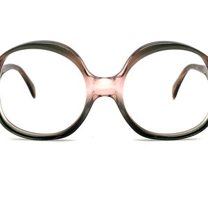 80s Large Oversize Eyeglass Frames | New Old Stock | 70s Jacques Esterel Thick Round Eyeglasses | Purple Lilac Glasses Frames | Sunglasses
