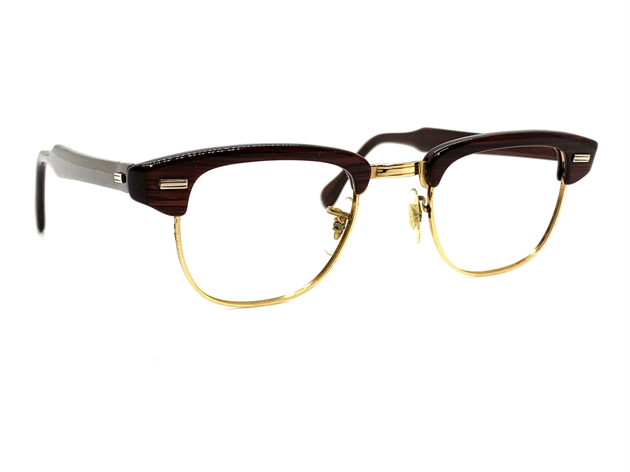 Unworn 50s Brownwood Eyeglass Frames | New Old Stock | Brownwood 