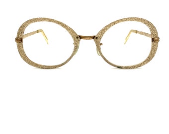 50s Round Eyeglasses | New Old Stock | 60s Round Eyeglasses | Gold Round Glasses Frames | 12K Gold Filled Eyeglass Frames | Retro Sunglasses