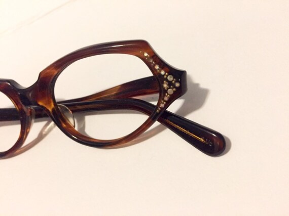 Unworn 60s Cat Eye Eyeglass Frames | Retro Cateye… - image 7