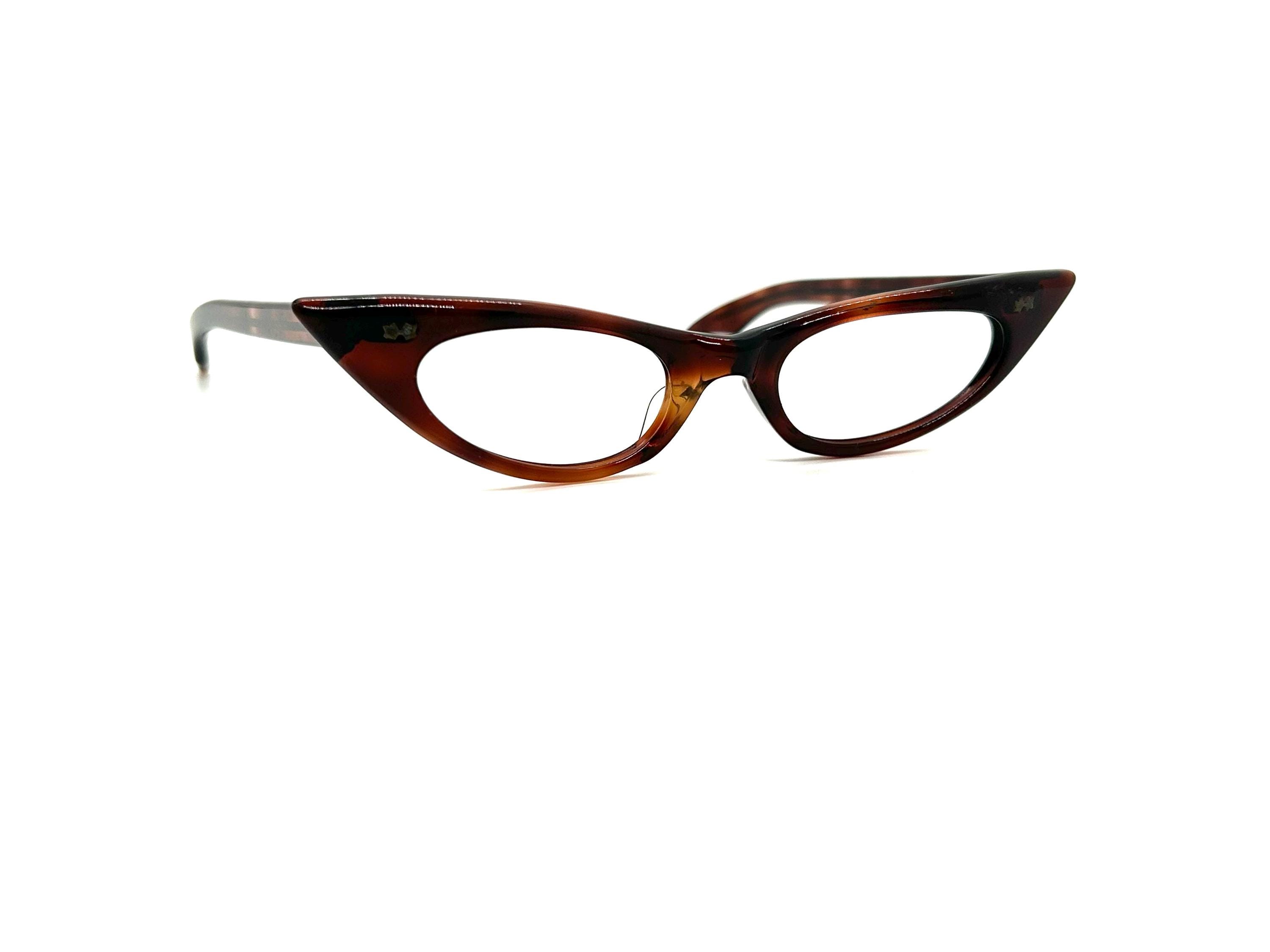50s Cat Eye Glasses | New Old Stock | Vintage 60s Tortoise 