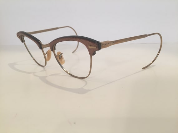 Unused 50s Pink Cat Eye Glasses | New Old Stock |… - image 3