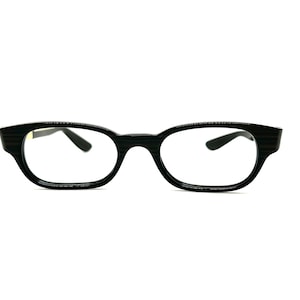 Unused 60s Brownwood Horn Rim Eyeglass Frames | New Old Stock | Vintage 50s Brown Horn Rimmed Eyeglasses | Thick CIA Analyst Glasses Frames