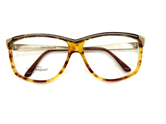 90s Rectangular Eyeglasses | Large Tortoise Sungl… - image 2