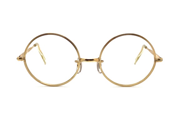 Vintage 60s Eyeglass Frames | New Old Stock | Gol… - image 1