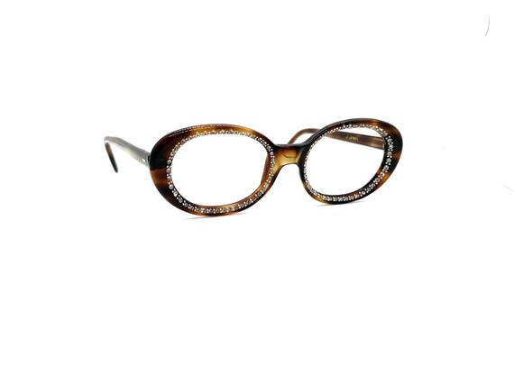 50s Tortoise Eyeglasses | 60s Unworn Oval Cat Eye… - image 2
