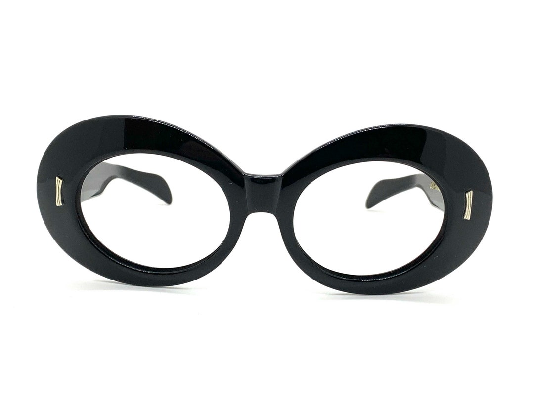 Vintage 60s 70s Round Eyeglass Frames New Old Stock Jackie O. Large ...