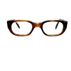 Vintage 50s Horn Rim Eyeglasses | New Old Stock | 60s Tortoise Horn Rim Glasses | Horn Rimmed Frames | USA Made | Tortoise Eyeglass Frames
