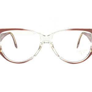 Vintage Valentino 80s Glasses Frames | New Old Stock | Womens Eyeglass Frames | Pink Oversized Glasses | Gold Butterfly Hinge Eyeglasses
