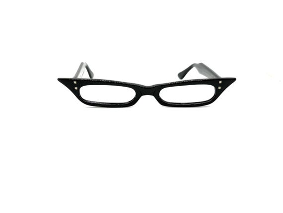 60s Black Cat Eye Eyeglass Frame | New Old Stock | Vintage  display picture 1