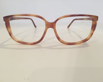 80s Vintage Mens Eyeglasses | NOS New Old Stock | Mens Tortoise Large Square Eyeglass Frames | Mens Large Glasses Frames Sunglasses