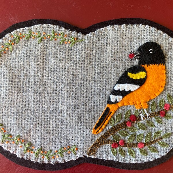 Tapis mug BALTIMORE ORIOLE