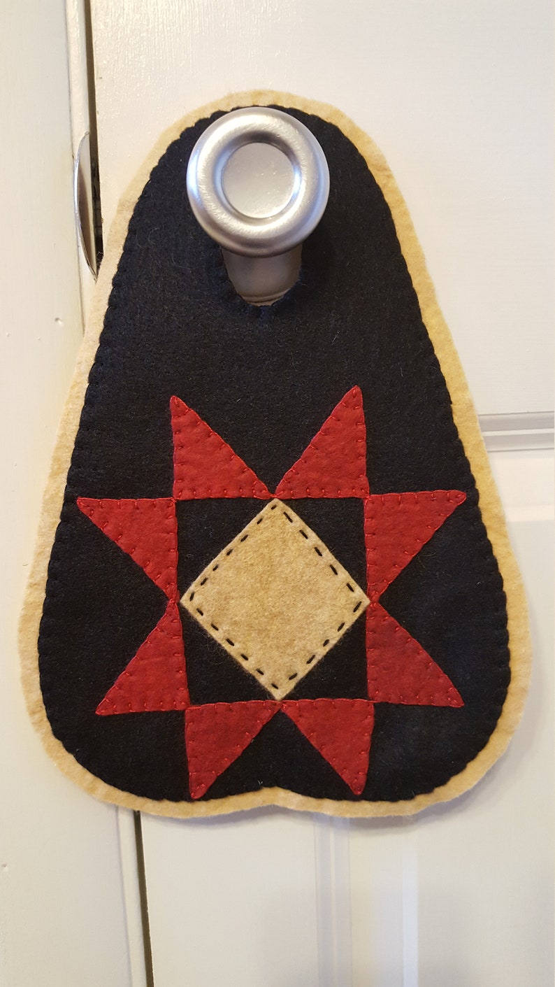 QUILTED STAR Door Hanger Etsy