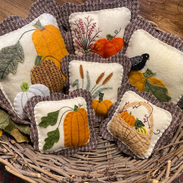 Calabazas en abundancia Rellenos para tazones