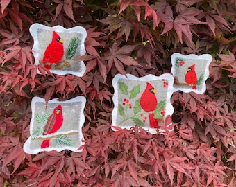 A Flock Of Cardinals Bowl Filler
