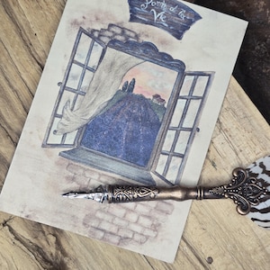 Grußkarte Porte de la vie - Postkarte - Klappkarte - Aquarell - Kunstdruck
