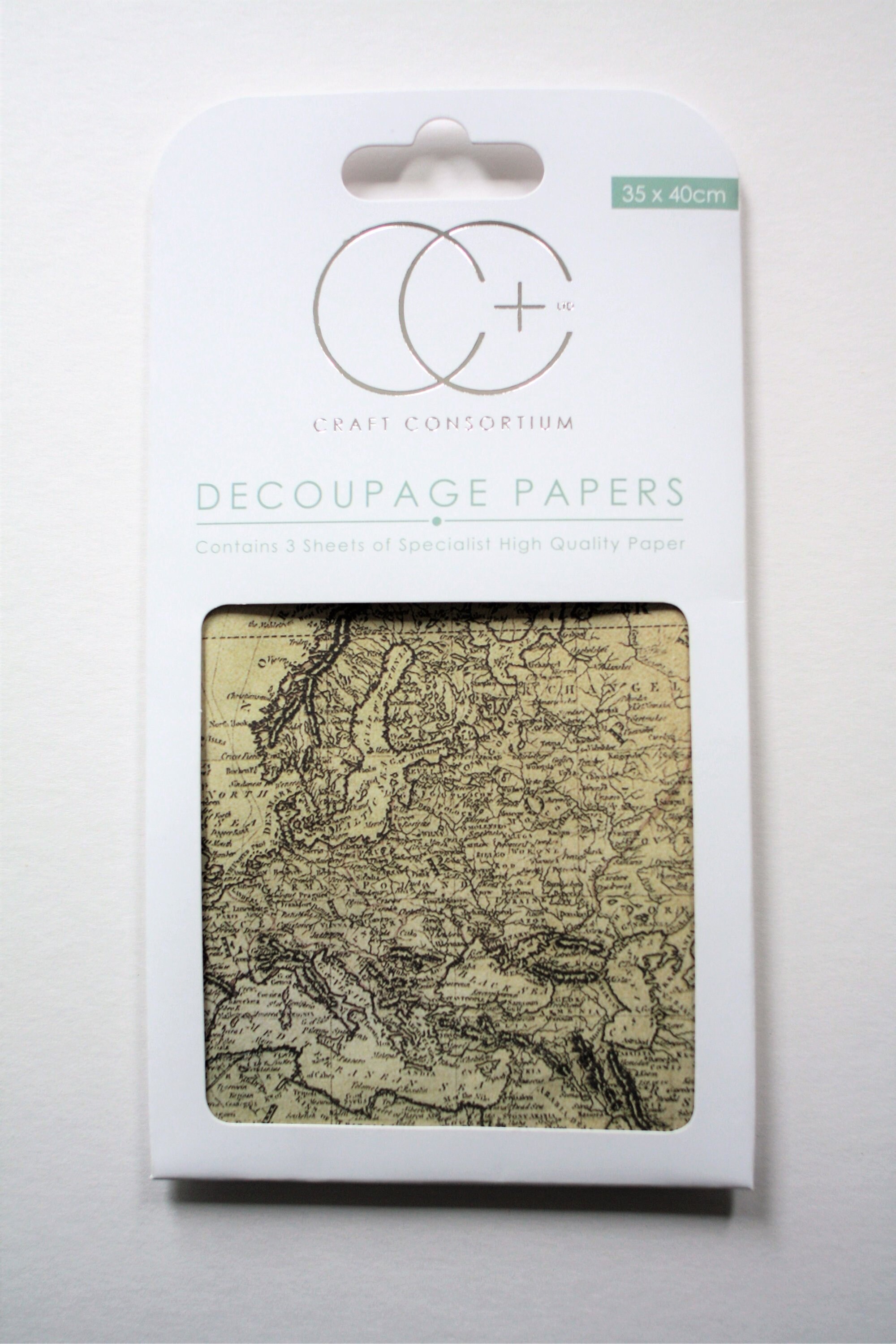 Craft Consortium World Map 2 Decoupage Papers - Etsy