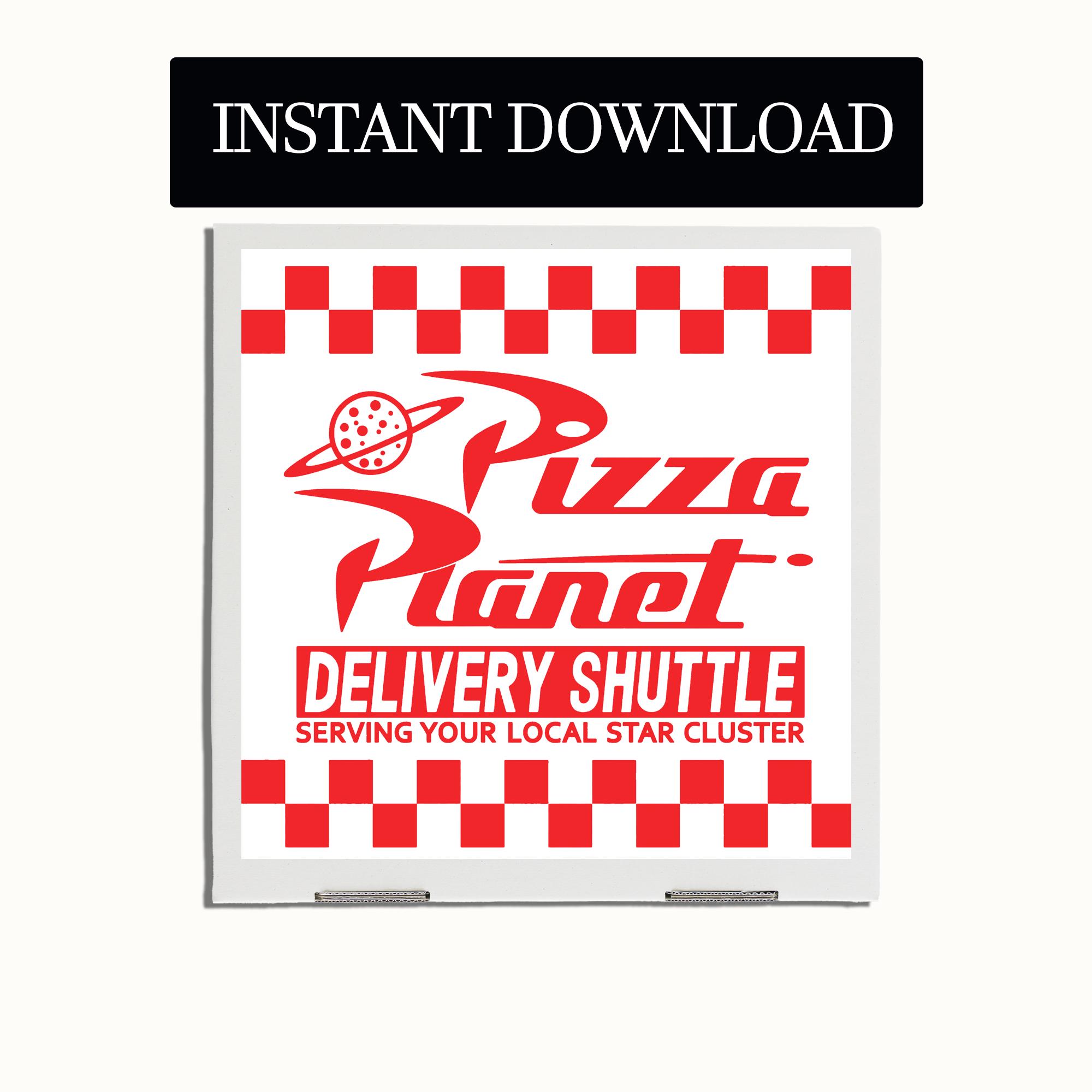 Customizable Pizza Box Label Pizza Box Logo Stickers