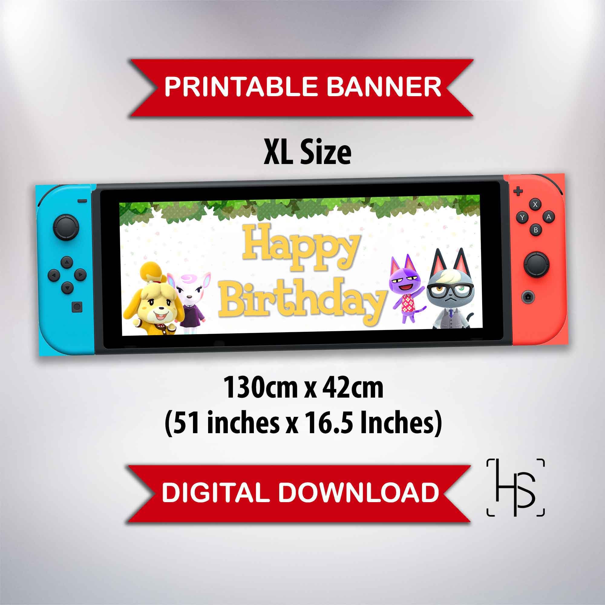 XL Nintendo Switch Animal Crossing Digital Download Banner Online in India