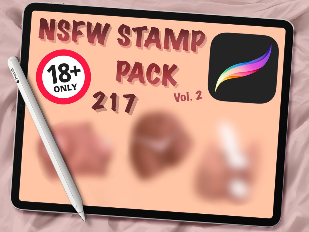 BUNDLE 217 Anime NSFW Procreate Stamps Procreate Brushes Etsy Australia