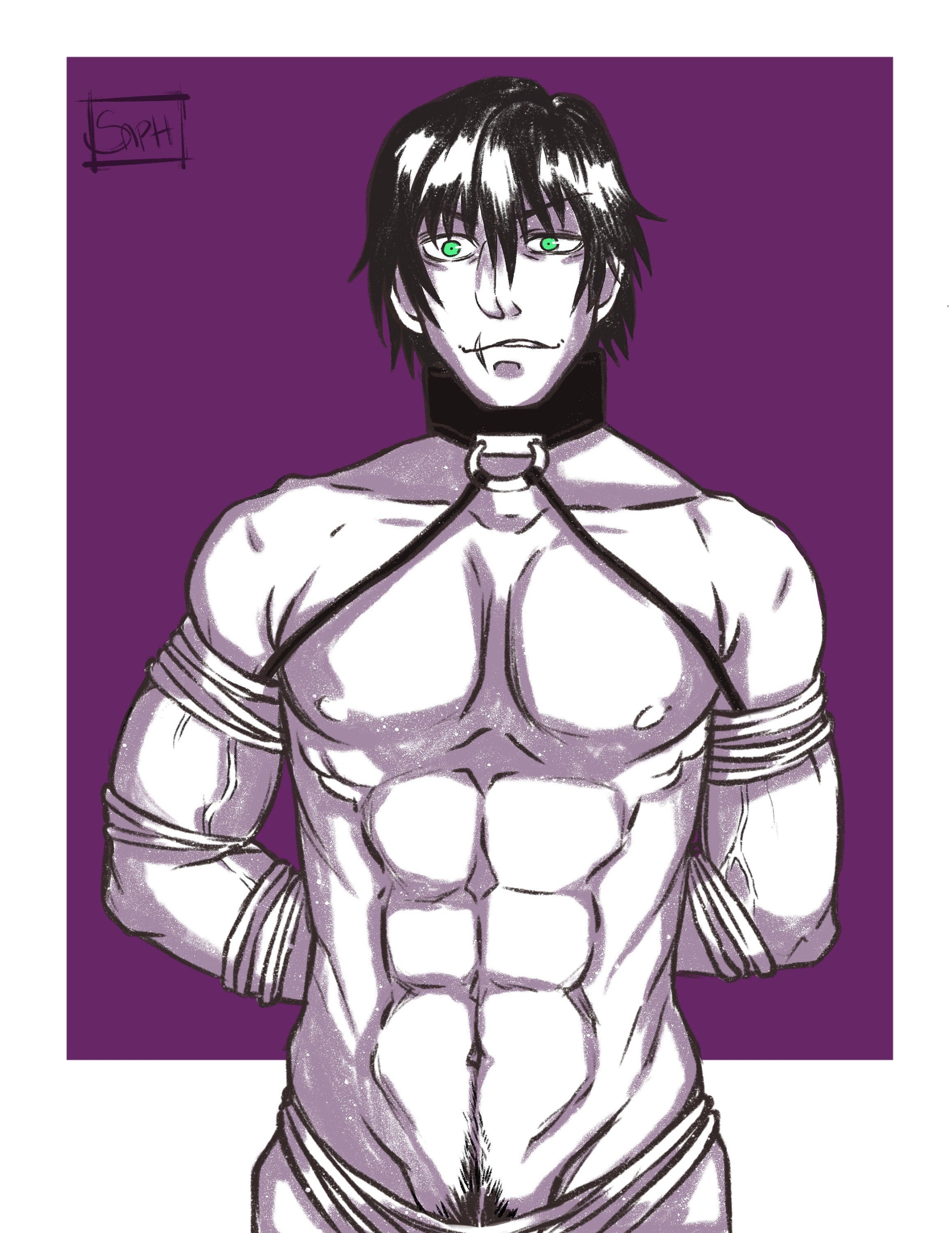 Character BDSM Anime Print Otaku Wall Art Poster 8.5 X 11 - Etsy Israel