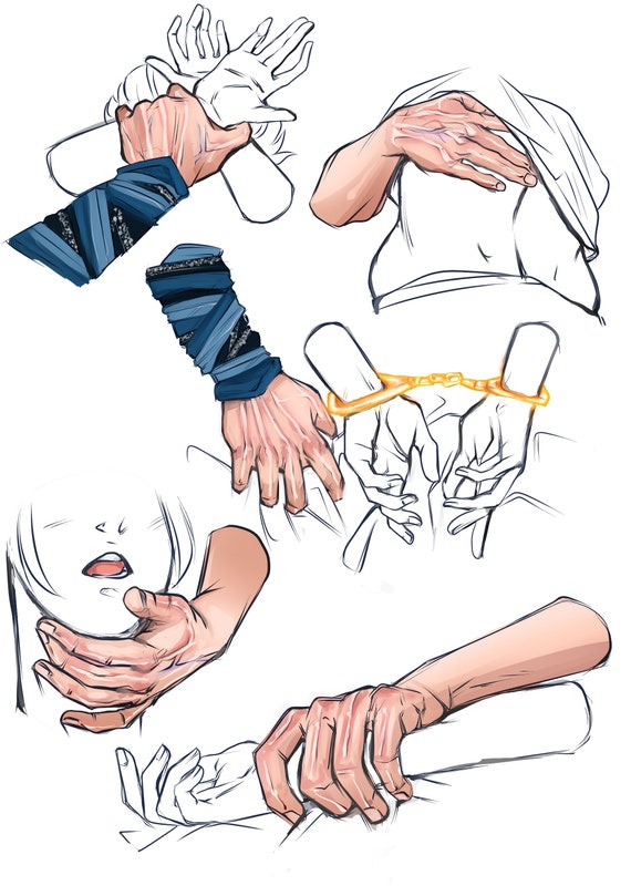 NSFW Character Hand Set Fanart Prints | Anime Art Wall Print | Digital  Print 8.5 x 11 | Matte or Satin Photo Paper