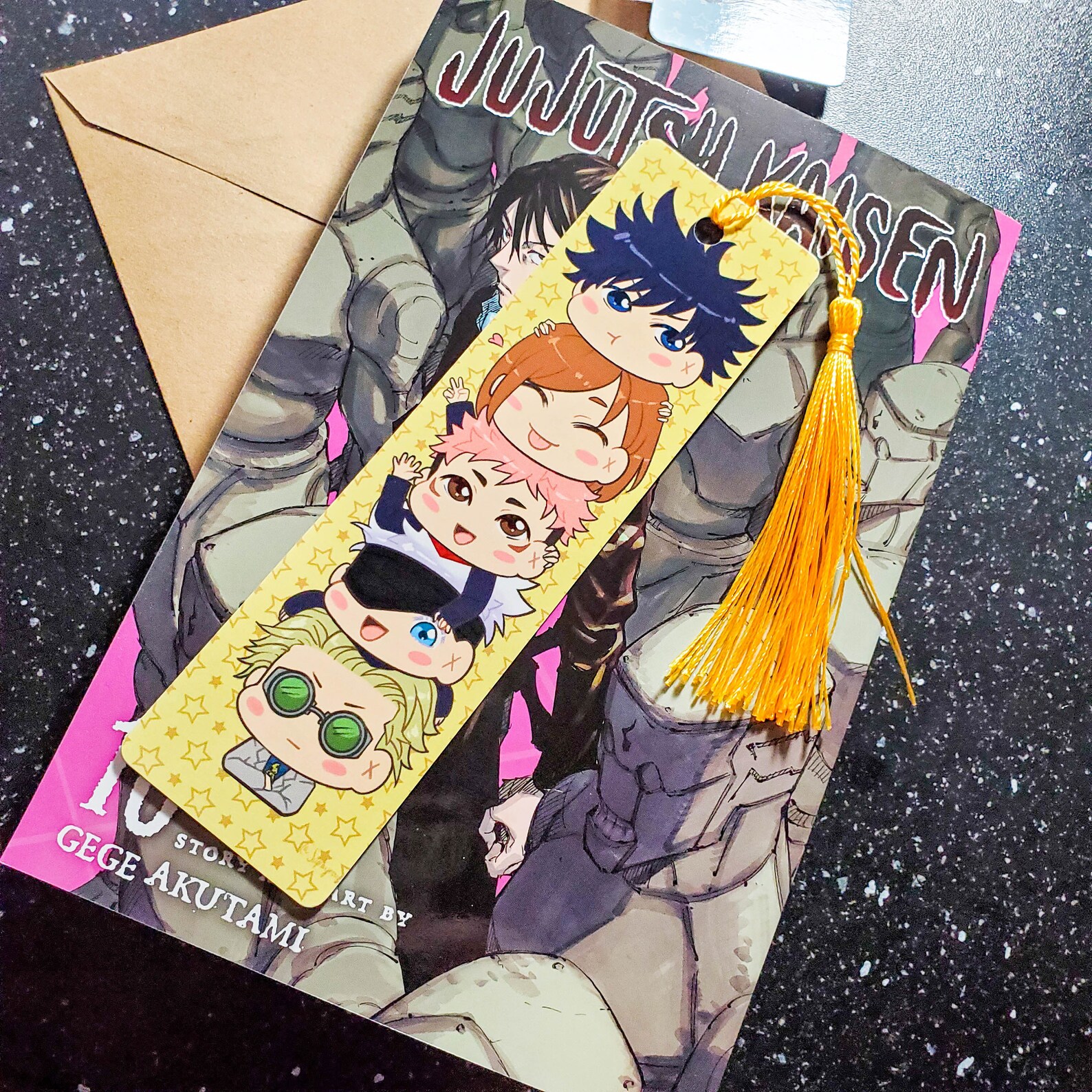 Adorable Glossy Anime Bookmark Chibi Character Print With - Etsy