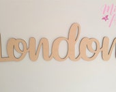 Large MDF Wooden Name 3mm Laser Cut MDF Wood Name DIY Name Name Sign Blank Word Craft Letters