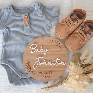 Pregnancy Announcement Plaque | Custom Baby Announcement | Personalised Baby Announcement Wooden | Photo Prop | Wooden Plaque