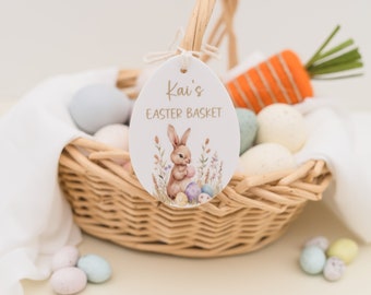 Easter Basket Name Tag | Easter Personalised Tag | Baby Easter