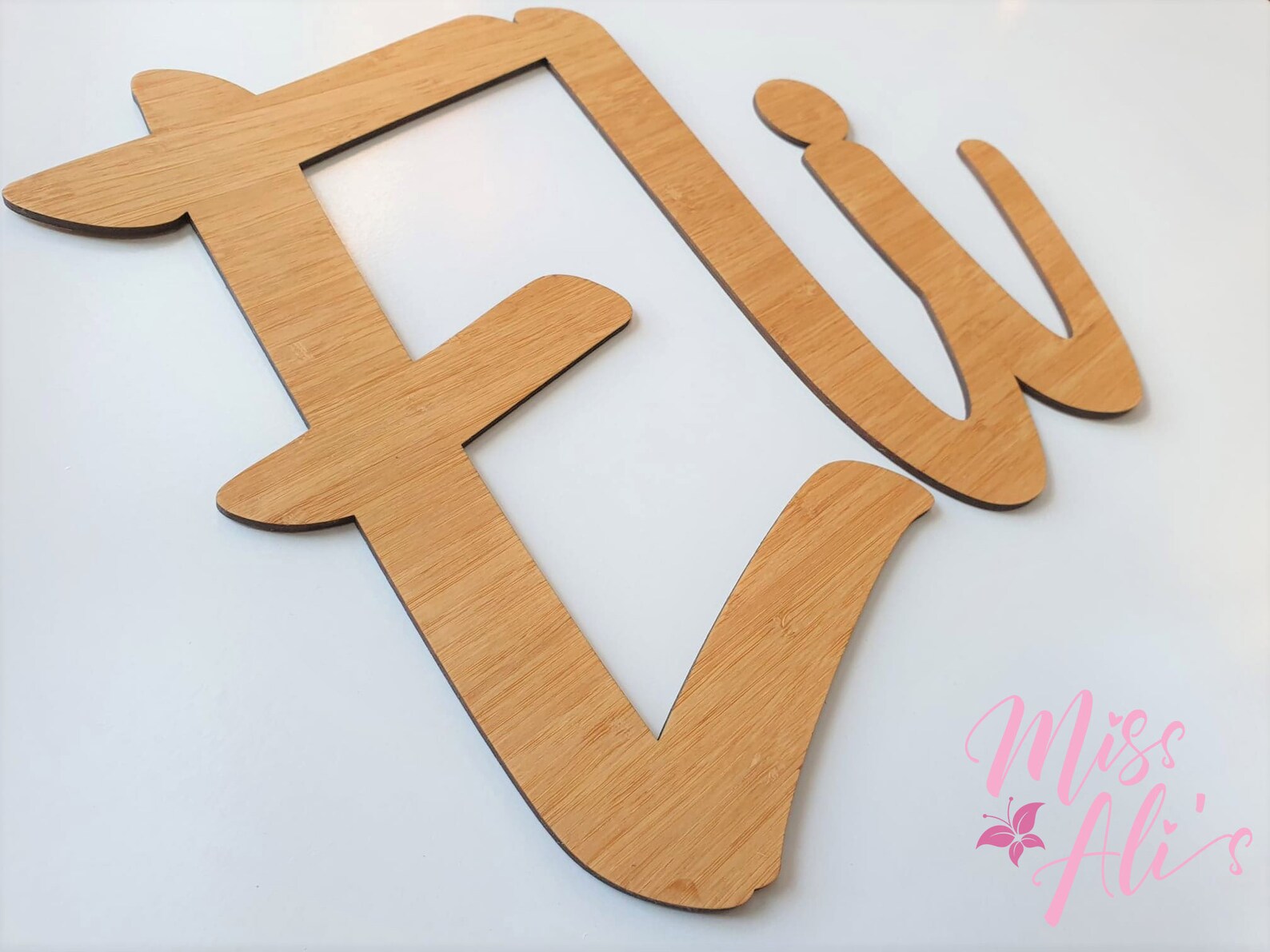 Personalised Bamboo Name Sign Bamboo Wood Name Sign Etsy Australia